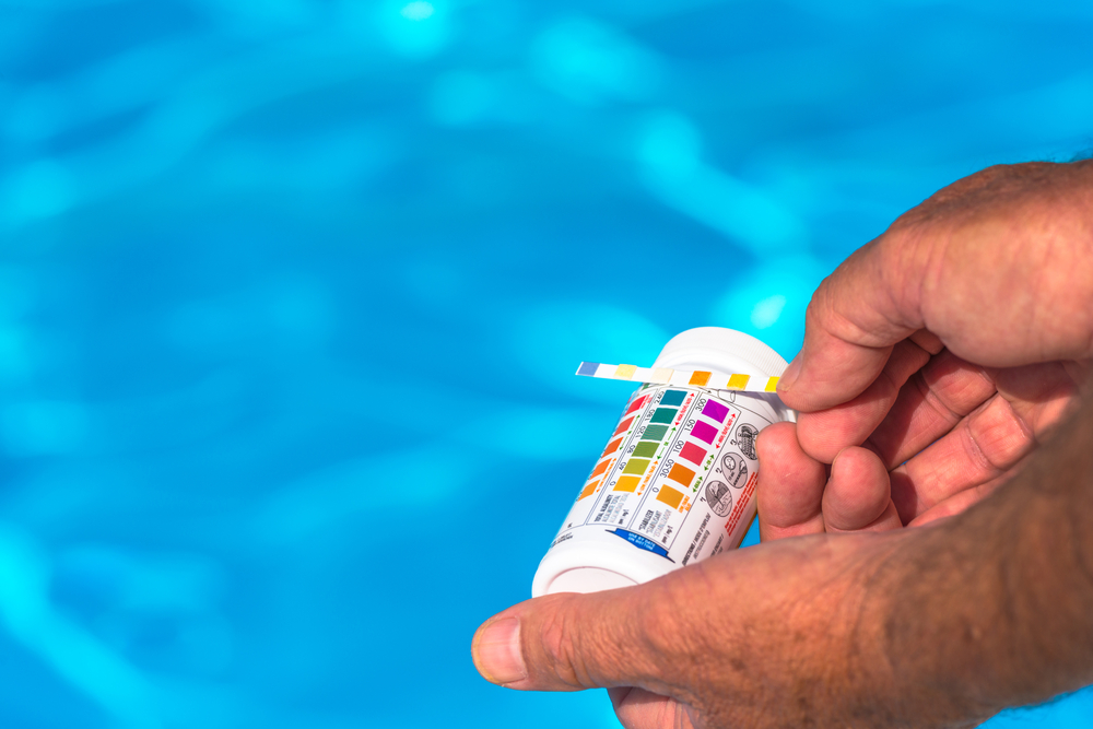 pool chemical test strips