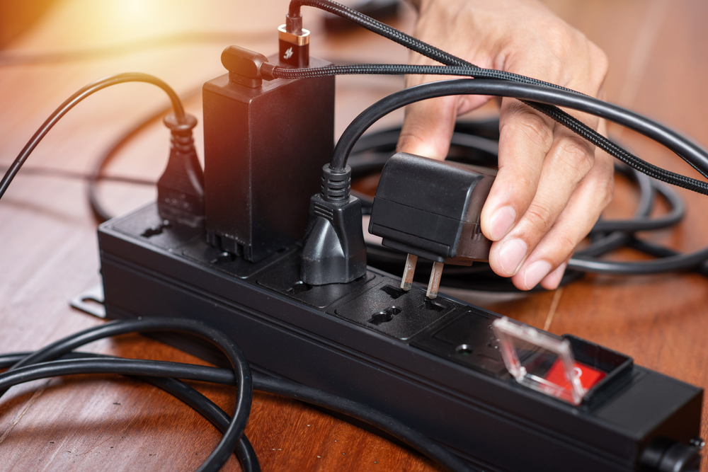 unplugging your appliances from power strips